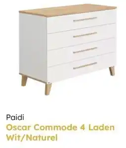 Multi bazar Paidi Oscar Commode 4 Laden aanbieding