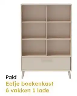 Multi bazar Paidi Eefje boekenkast 6 vakken 1 lade aanbieding