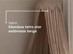 Multi bazar Sebra Klamboe tetra star seabreeze beige aanbieding