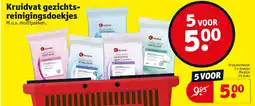 Kruidvat 5 x doekjes Micellar 25 stuks aanbieding