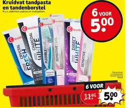 Kruidvat 6 x tandenborstel Ultimate Cleaning Medium aanbieding