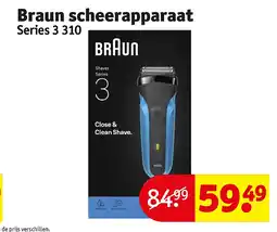Kruidvat Braun scheerapparaat aanbieding