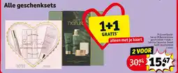 Kruidvat Sense Of Nature Groen geschenkset 4 stuks + Sabrina Carpenter Sweet Tooth geschenkset 3 stuks aanbieding