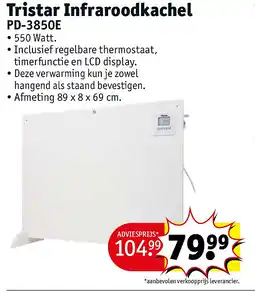 Kruidvat Tristar Infraroodkachel aanbieding