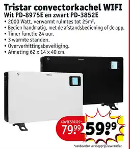 Kruidvat Tristar convectorkachel WIFI aanbieding