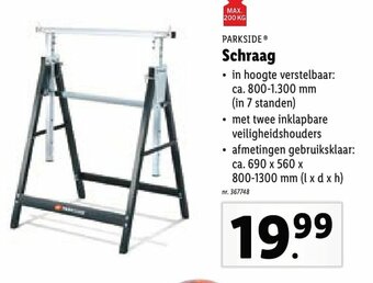 Lidl Schraag aanbieding