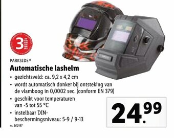 Automatische lashelm