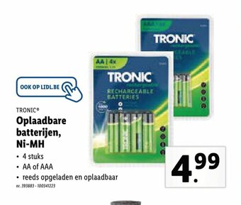 Oplaadbare batterijen, ni-mh