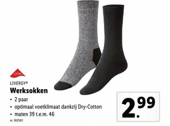 Lidl Werksokken aanbieding