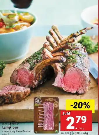 Lidl Lamskroon 300g aanbieding