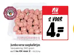 Jumbo Jumbo verse soepballetjes aanbieding