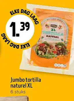 Jumbo Jumbo tortilla naturel XL aanbieding