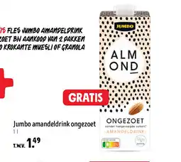 Jumbo Jumbo amandeldrink ongezoet aanbieding