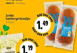 Jumbo Jumbo hamburgerbroodjes aanbieding