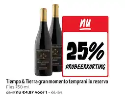Jumbo Tiempo & Tierra gran momento tempranillo reserva aanbieding