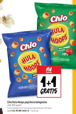 Jumbo Chio Hula Hoops paprika & bolognaise aanbieding