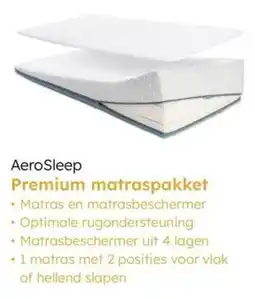 Multi bazar AeroSleep Premium matraspakket aanbieding