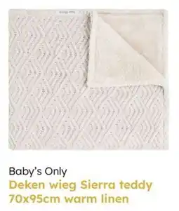 Multi bazar Baby's Only Deken wieg Sierra teddy aanbieding
