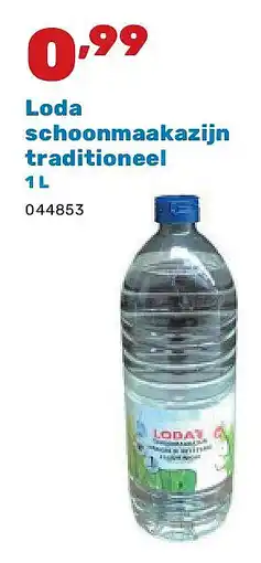 Happyland Loda schoonmaakazijn traditioneel 1 L aanbieding