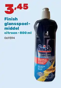 Happyland Finish glansspoelmiddel citroen • 800 ml aanbieding