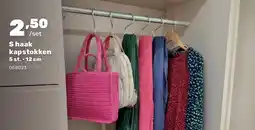 Happyland S haak kapstokken 5 st. • 12 cm aanbieding