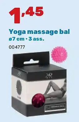 Happyland Yoga massage bal ø7 cm • 3 ass aanbieding