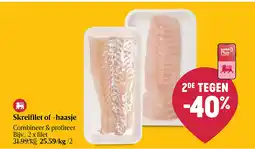 Delhaize Skreifilet of -haasje aanbieding