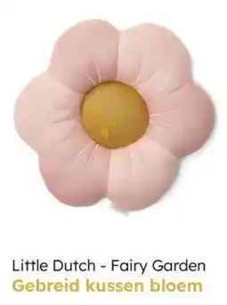 Multi bazar Little Dutch Fairy Garden Gebreid kussen bloem aanbieding