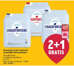Delhaize Bruisend of niet-bruisend natuurlijk mineraalwater aanbieding