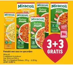 Delhaize Pastakit met saus en specerijen aanbieding