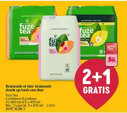 Delhaize Bruisende of niet-bruisende drank op basis van thee aanbieding