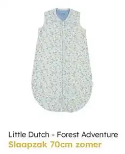 Multi bazar Little Dutch Forest Adventure Slaapzak zomer aanbieding