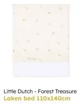 Multi bazar Little Dutch Forest Treasure Laken Bed aanbieding