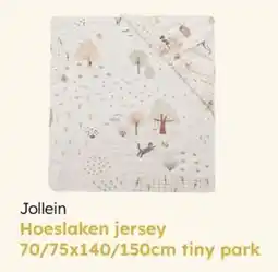 Multi bazar Jollein Hoeslaken jersey Tiny Park aanbieding