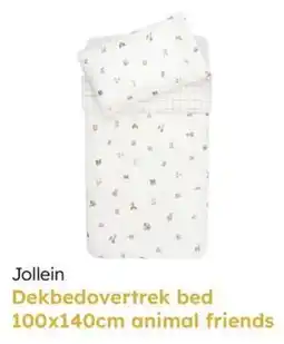 Multi bazar Jollein Dekbedovertrek bed animal friends aanbieding