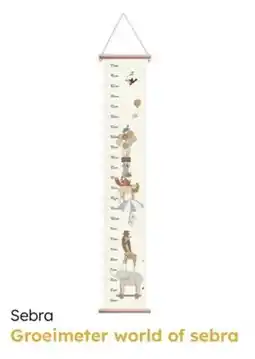 Multi bazar Sebra Groeimeter world of sebra aanbieding