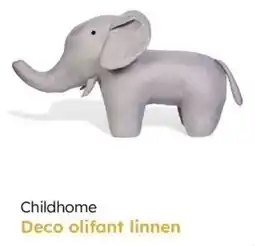 Multi bazar Childhome Deco Olifant Linnen aanbieding