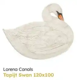 Multi bazar Lorena Canals Tapijt Swan aanbieding