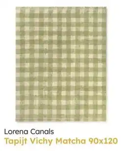 Multi bazar Lorena Canals Tapijt Vichy Matcha aanbieding