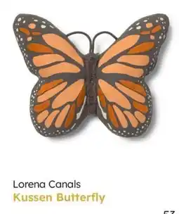 Multi bazar Lorena Canals Kussen Butterfly aanbieding