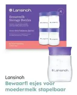 Multi bazar Lansinoh Bewaarfl esjes voor moedermelk stapelbaar aanbieding