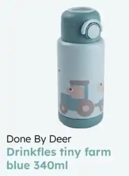 Multi bazar Done By Deer Drinkfles tiny farm blue aanbieding