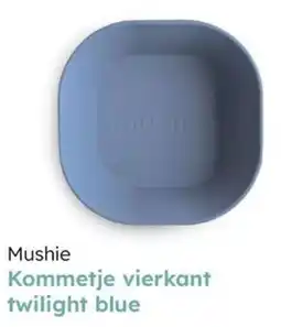 Multi bazar Mushie Kommetje vierkant twilight blue aanbieding