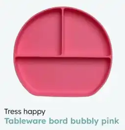 Multi bazar Tress happy Tableware bord bubbly pink aanbieding