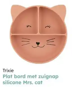 Multi bazar Trixie Plat bord met zuignap silicone Mrs. cat aanbieding
