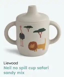 Multi bazar Liewood Neil no spill cup safari sandy mix aanbieding