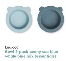 Multi bazar Liewood Bowl peony sea blue aanbieding
