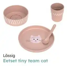 Multi bazar Lässig Eetset tiny team cat aanbieding