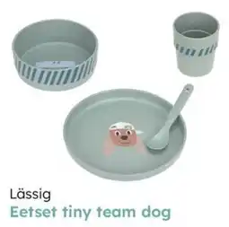 Multi bazar Lässig Eetset tiny team dog aanbieding