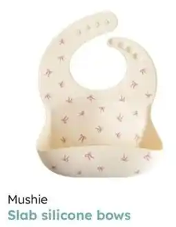 Multi bazar Mushie Slab silicone bows aanbieding